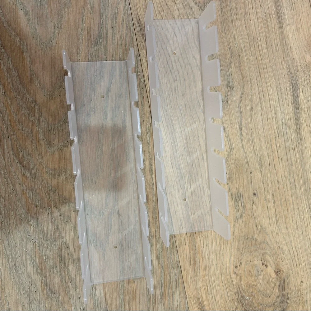 Clear Frosted Plastic Hat Organizer - Set of 2